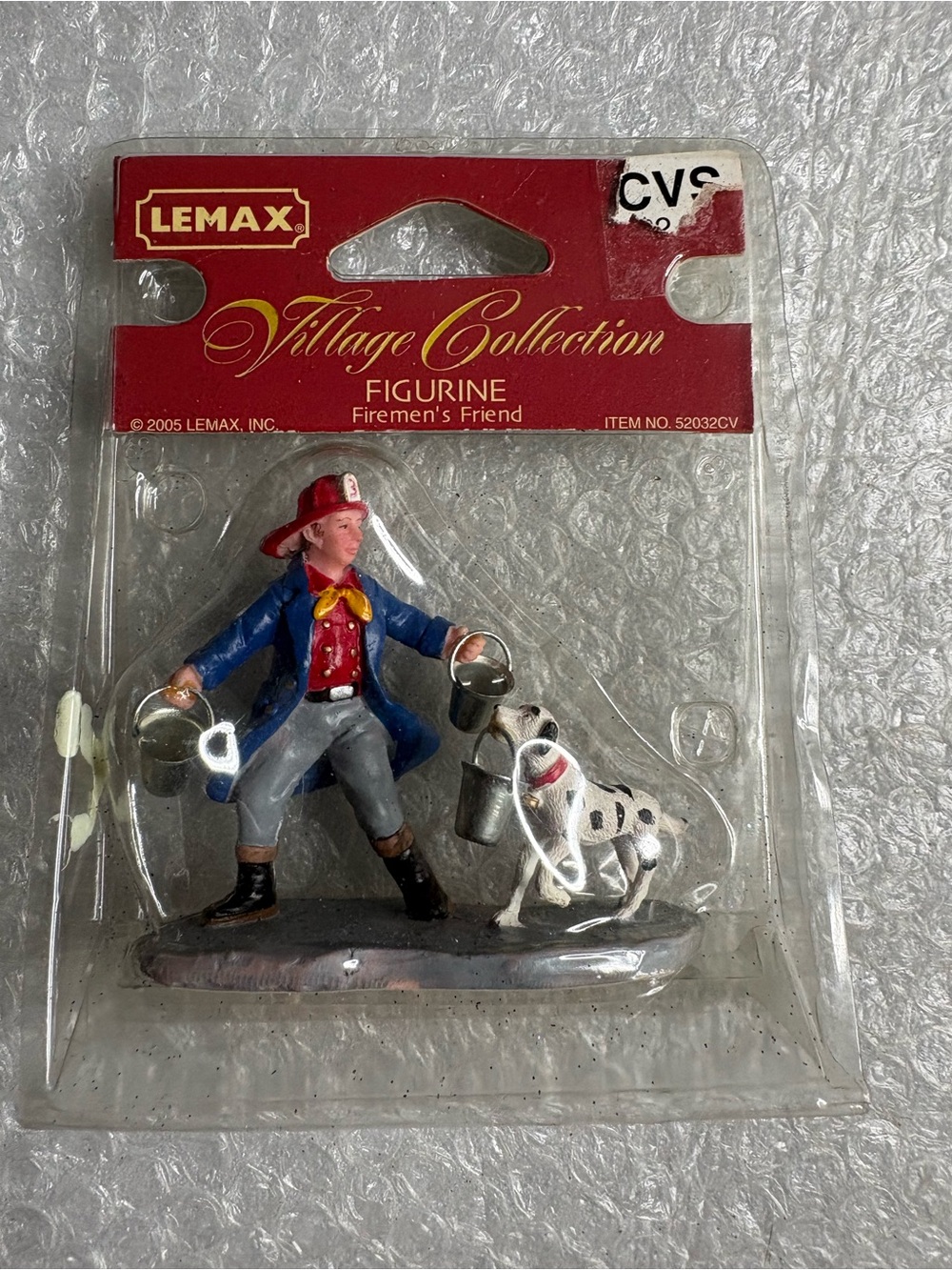 Lemax Village Collection figurine set titled "Firemen's Friend"